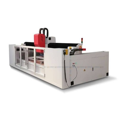 Hot Sale Automatic Changing Tools Glass Processing Machine For Drilling Notching Grinding Polishing