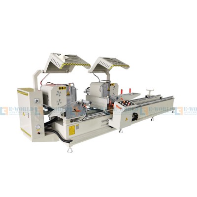 Aluminum Profile Doors Window Double Mitre Cutting Saw Machine