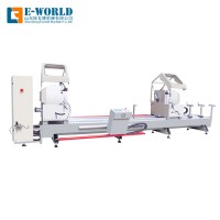 PVC upvc window double miter saw cutting machine