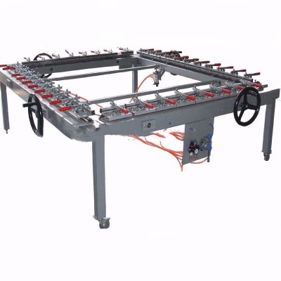 Screen frame stretching machine