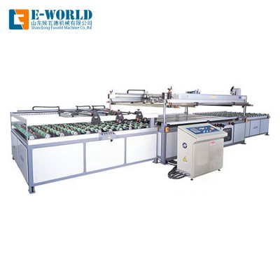 Big Size 2.2*3.6m Automatic Glass Screen Printing Machine For Plate Glass