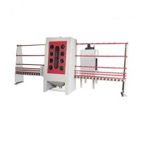 Manual glass sandblasting making machine from eworld machine