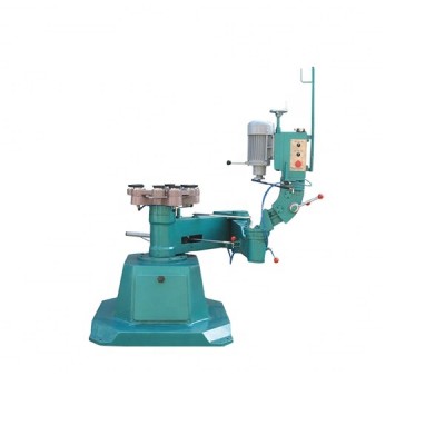 Automatic glass shaped bevelling and polishing machine