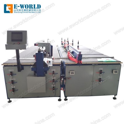 Laminated glass cutting machine with breaking table